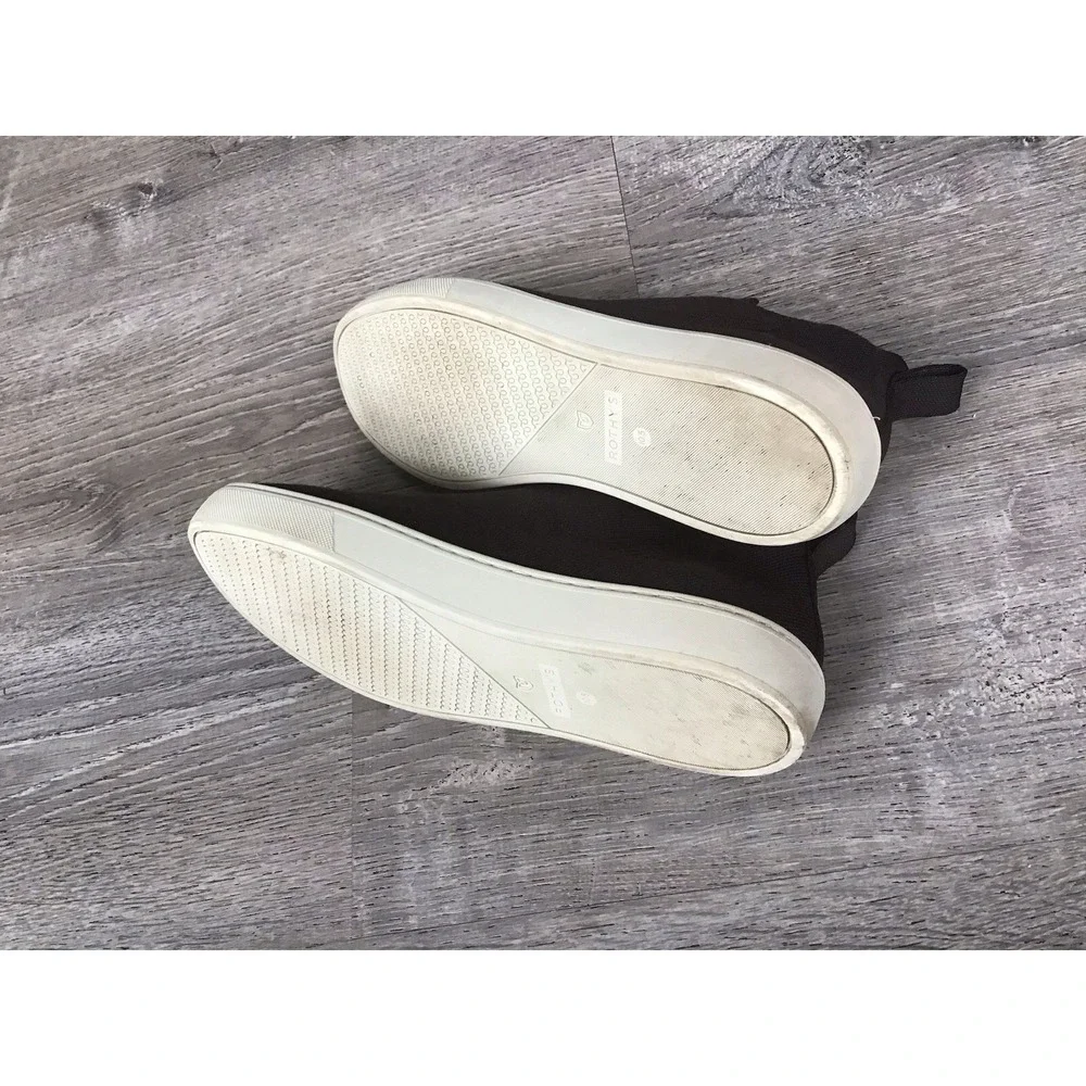 Rothy's Womens Size 10.5 Gray Ankle Slip On Sneakers Shoes